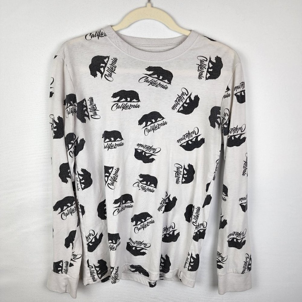 Hybrid‎ California Bear Long Sleeved Tee S